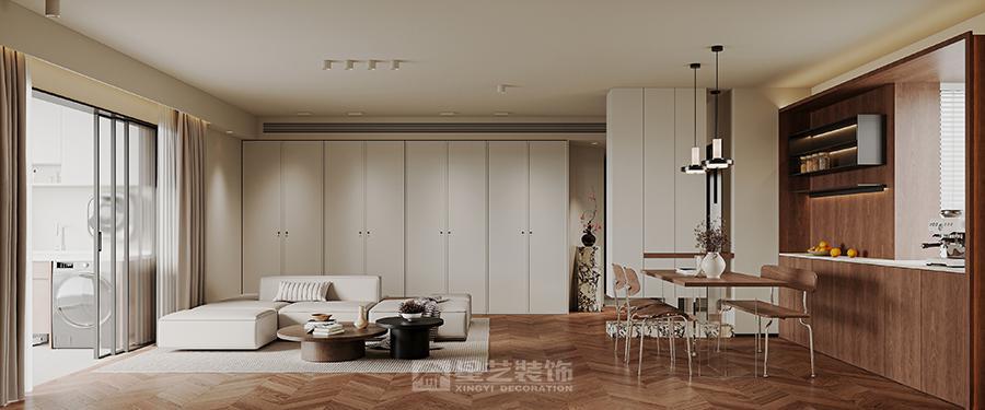 暖棕雅調(diào)，藏露有致的精致居境