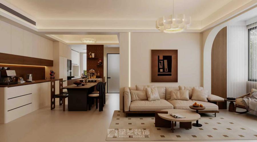 不張揚(yáng)的奶油調(diào)，搭配恰到好處的暖，家就該是這般溫柔的模樣